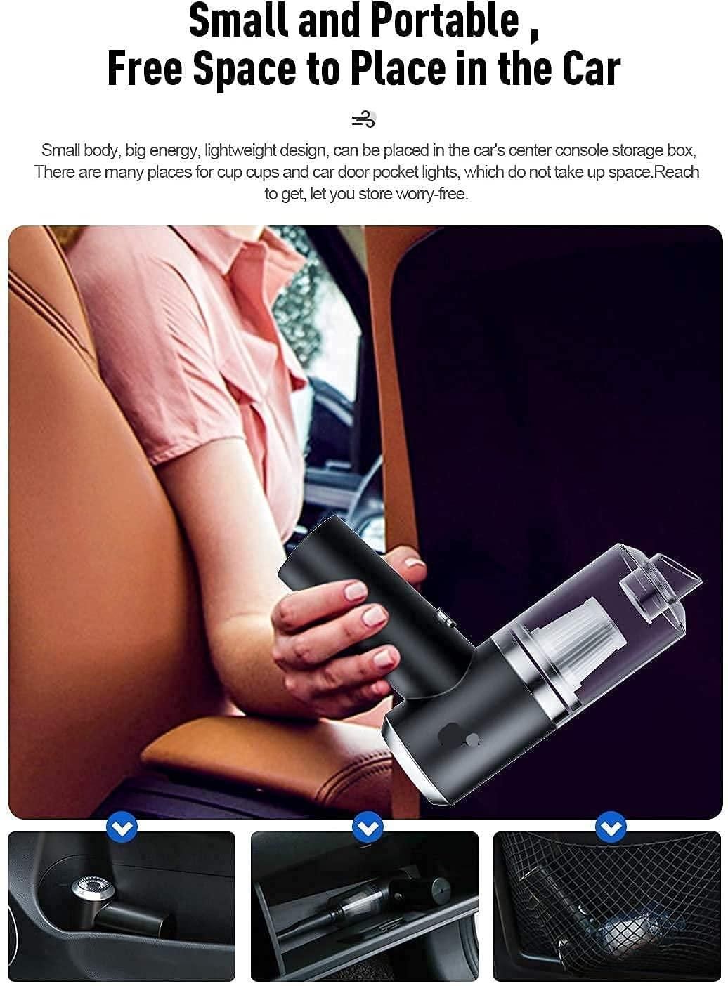 Tharzaa Portable Air Duster Wireless Vacuum Cleaner