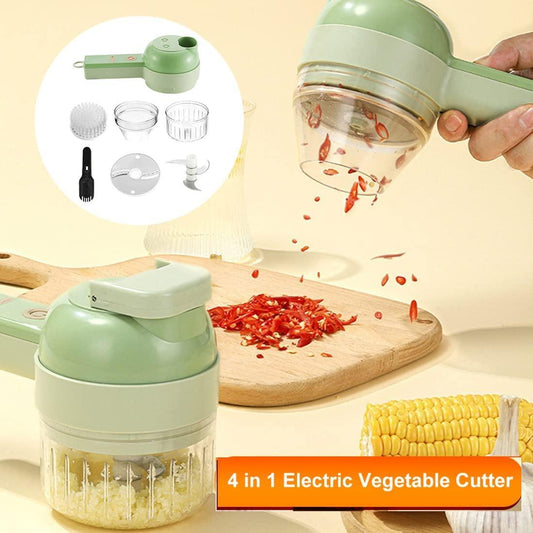 Tharzaa EasyCut 4-in-1 Electric Veggie Cutter