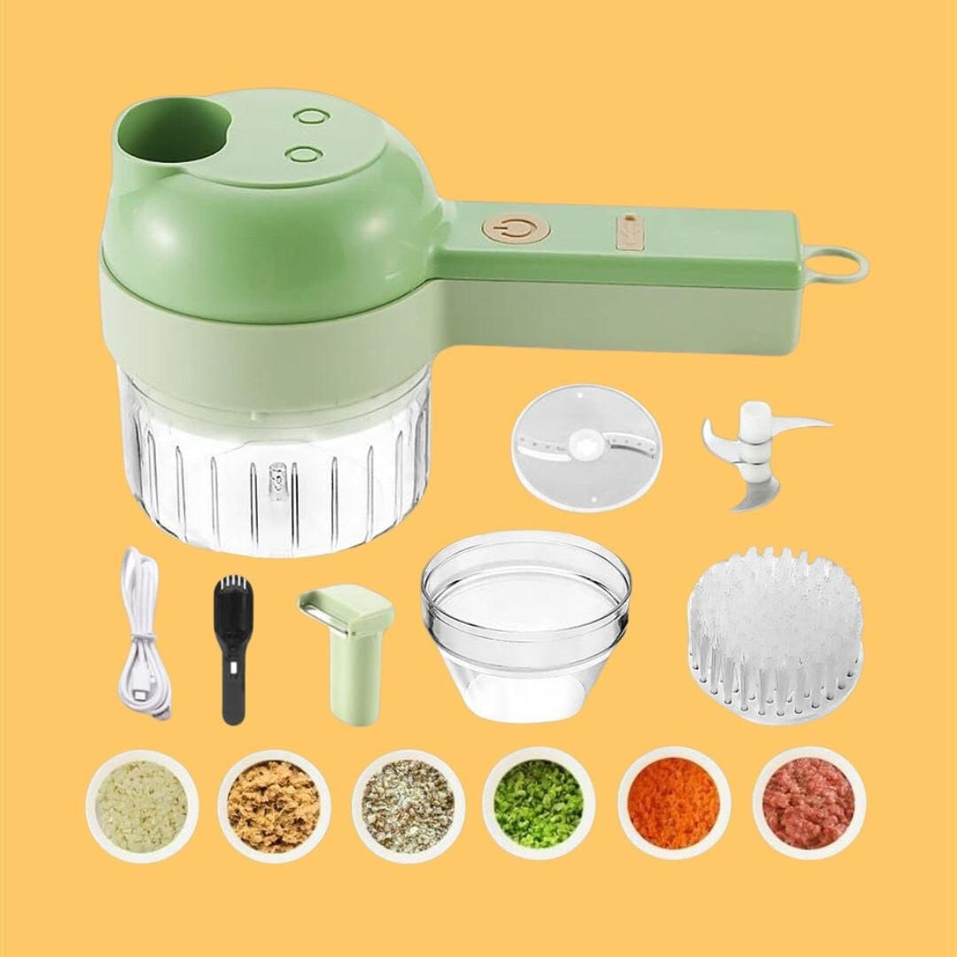 Tharzaa EasyCut 4-in-1 Electric Veggie Cutter