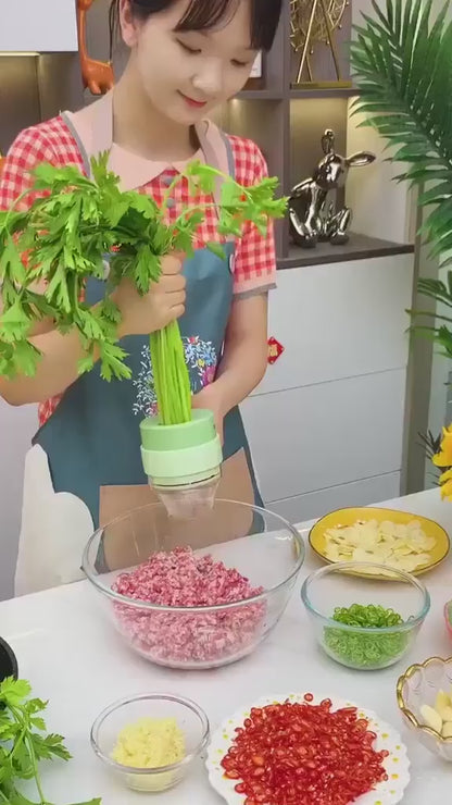 Tharzaa EasyCut 4-in-1 Electric Veggie Cutter